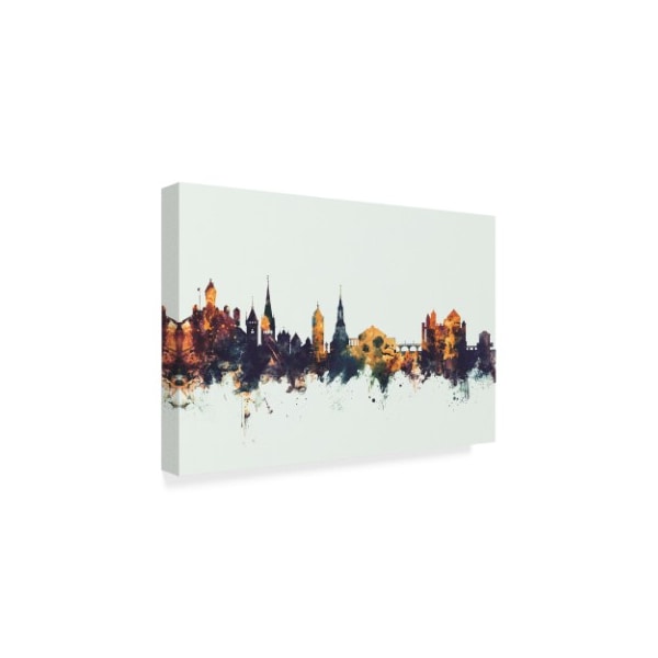 Michael Tompsett 'Schaffhausen Switzerland Skyline Iv' Canvas Art,30x47